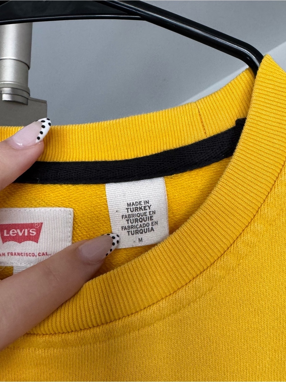 Levi’s HEAVYWEIGHT 100% Cotton Spellout Colorblock Crewneck - Racing Vibe - Picture 4 of 9